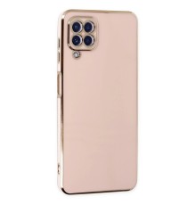 Samsung Galaxy A12 Kılıf Volet Silikon - Pembe