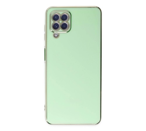 Samsung Galaxy A12 Kılıf Volet Silikon - Açık Yeşil Samsung Galaxy A12 Kılıf Volet Silikon - Açık Yeşil