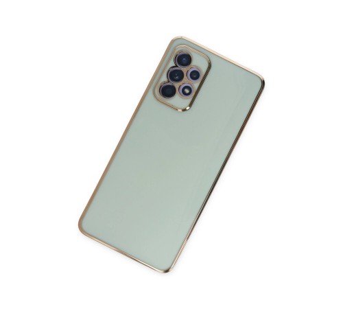 Samsung Galaxy A52 Kılıf Volet Silikon - Açık Yeşil Samsung Galaxy A52 Kılıf Volet Silikon - Açık Yeşil