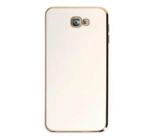 Samsung Galaxy J7 Prime Kılıf Volet Silikon - Beyaz Samsung Galaxy J7 Prime Kılıf Volet Silikon - Beyaz