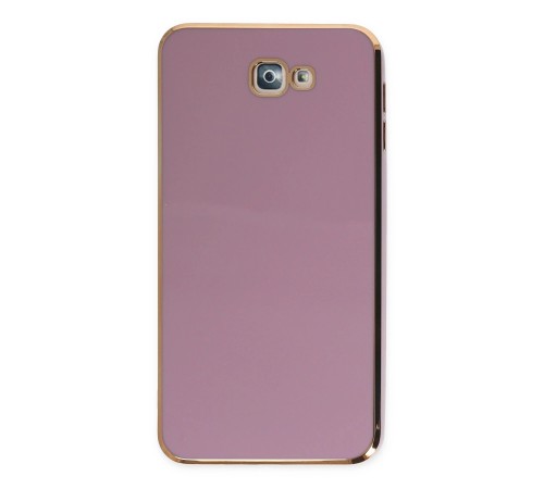 Samsung Galaxy J7 Prime Kılıf Volet Silikon - Mor Samsung Galaxy J7 Prime Kılıf Volet Silikon - Mor