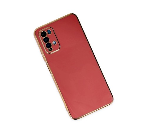 Xiaomi Redmi 9T Kılıf Volet Silikon - Kırmızı Xiaomi Redmi 9T Kılıf Volet Silikon - Kırmızı