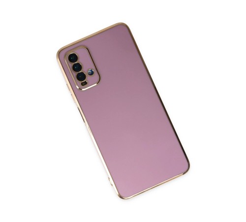 Xiaomi Redmi 9T Kılıf Volet Silikon - Mor