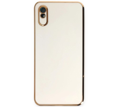 Xiaomi Redmi 9A Kılıf Volet Silikon - Beyaz