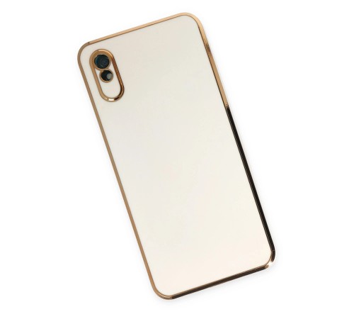 Xiaomi Redmi 9A Kılıf Volet Silikon - Beyaz