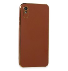 Xiaomi Redmi 9A Kılıf Volet Silikon - Kırmızı