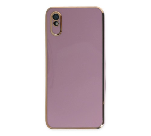 Xiaomi Redmi 9A Kılıf Volet Silikon - Mor