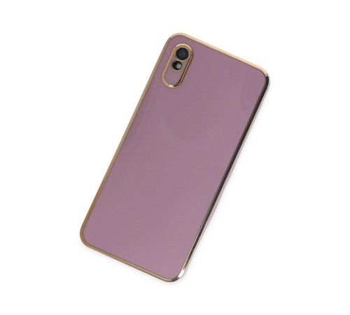 Xiaomi Redmi 9A Kılıf Volet Silikon - Mor