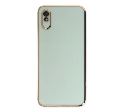Xiaomi Redmi 9A Kılıf Volet Silikon - Açık Yeşil Xiaomi Redmi 9A Kılıf Volet Silikon - Açık Yeşil