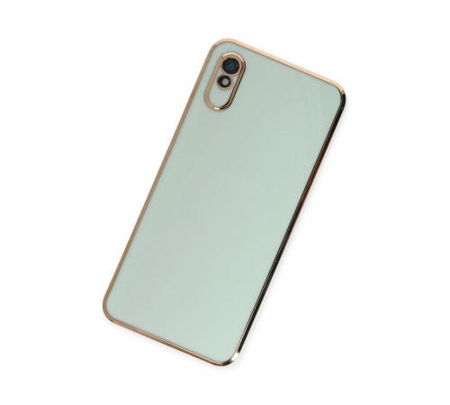 Xiaomi Redmi 9A Kılıf Volet Silikon - Açık Yeşil Xiaomi Redmi 9A Kılıf Volet Silikon - Açık Yeşil