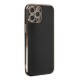 iPhone 12 Pro Max Kılıf Volet Silikon - Siyah
