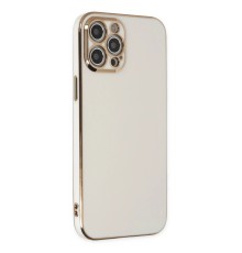 iPhone 12 Pro Max Kılıf Volet Silikon - Beyaz