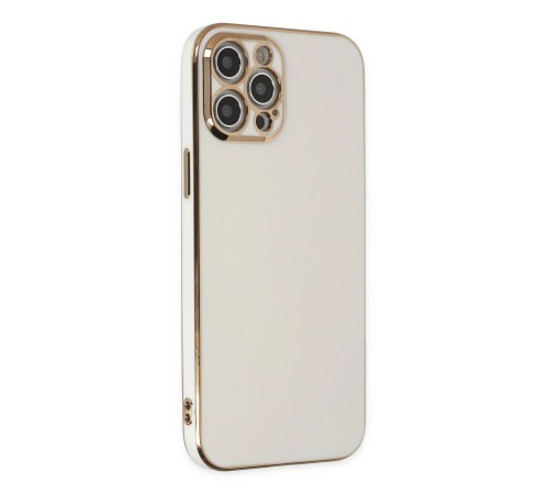 iPhone 12 Pro Max Kılıf Volet Silikon - Beyaz