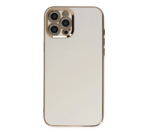 iPhone 12 Pro Max Kılıf Volet Silikon - Beyaz