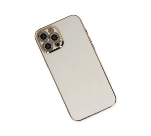 iPhone 12 Pro Max Kılıf Volet Silikon - Beyaz