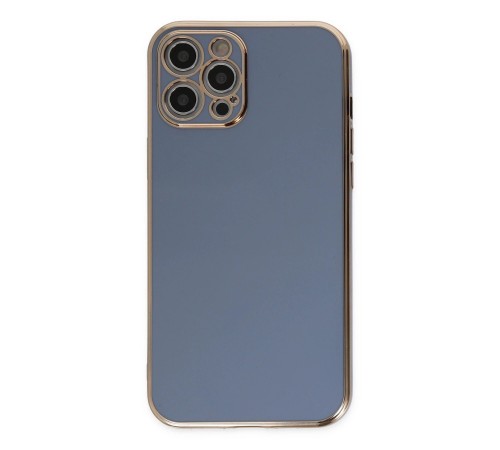 iPhone 12 Pro Max Kılıf Volet Silikon - Mavi