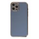 iPhone 12 Pro Max Kılıf Volet Silikon - Mavi
