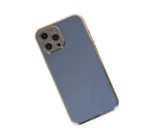 iPhone 12 Pro Max Kılıf Volet Silikon - Mavi