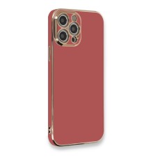 iPhone 12 Pro Max Kılıf Volet Silikon - Kırmızı