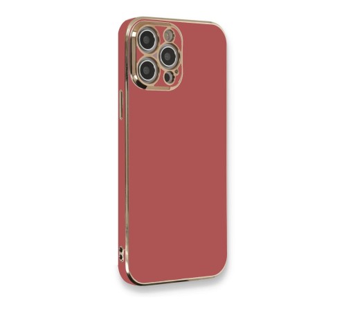 iPhone 12 Pro Max Kılıf Volet Silikon - Kırmızı