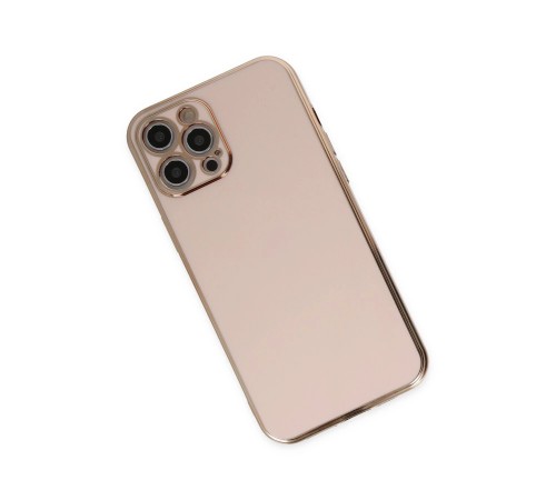 iPhone 12 Pro Max Kılıf Volet Silikon - Pembe