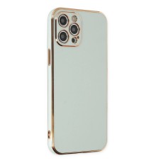iPhone 12 Pro Max Kılıf Volet Silikon - Açık Yeşil