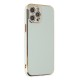 iPhone 12 Pro Max Kılıf Volet Silikon - Açık Yeşil