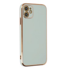 iPhone 11 Kılıf Volet Silikon - Açık Yeşil