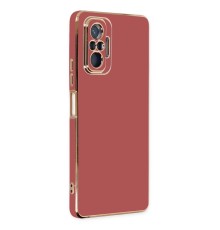 Xiaomi Redmi Note 10 Pro Kılıf Volet Silikon - Kırmızı