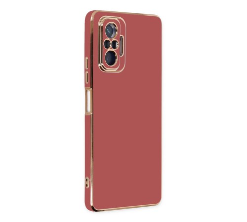 Xiaomi Redmi Note 10 Pro Kılıf Volet Silikon - Kırmızı Xiaomi Redmi Note 10 Pro Kılıf Volet Silikon - Kırmızı
