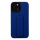 iPhone 12 Pro Max Kılıf Mega Standlı Silikon - Mavi