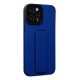iPhone 12 Pro Max Kılıf Mega Standlı Silikon - Mavi