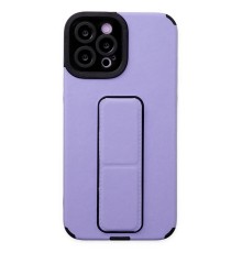 iPhone 12 Pro Max Kılıf Mega Standlı Silikon - Lila