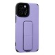 iPhone 12 Pro Max Kılıf Mega Standlı Silikon - Lila