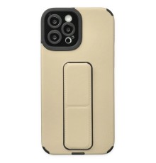 iPhone 12 Pro Max Kılıf Mega Standlı Silikon - Gold