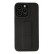 iPhone 13 Pro Kılıf Mega Standlı Silikon - Siyah
