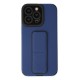 iPhone 13 Pro Kılıf Mega Standlı Silikon - Mavi