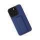 iPhone 13 Pro Kılıf Mega Standlı Silikon - Mavi