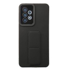Samsung Galaxy A33 5G Kılıf Mega Standlı Silikon - Siyah