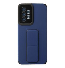 Samsung Galaxy A33 5G Kılıf Mega Standlı Silikon - Mavi