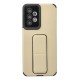 Samsung Galaxy A33 5G Kılıf Mega Standlı Silikon - Gold