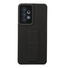 Samsung Galaxy A53 5G Kılıf Mega Standlı Silikon - Siyah