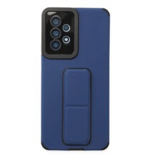 Samsung Galaxy A53 5G Kılıf Mega Standlı Silikon - Mavi