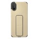 Xiaomi Redmi 9A Kılıf Mega Standlı Silikon - Gold