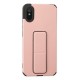Xiaomi Redmi 9A Kılıf Mega Standlı Silikon - Pudra