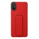 Xiaomi Redmi 9A Kılıf Mega Standlı Silikon - Kırmızı