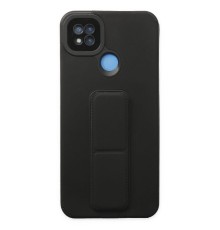 Xiaomi Redmi 9C Kılıf Mega Standlı Silikon - Siyah