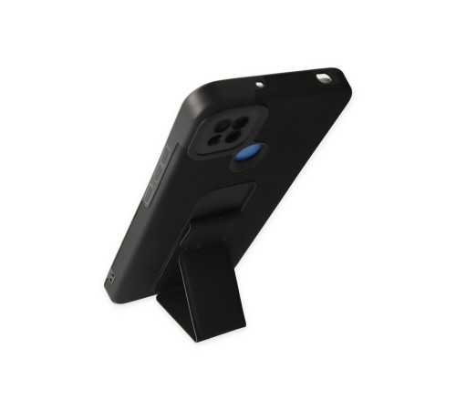 Xiaomi Redmi 9C Kılıf Mega Standlı Silikon - Siyah