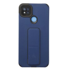 Xiaomi Redmi 9C Kılıf Mega Standlı Silikon - Mavi