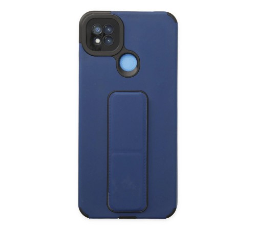 Xiaomi Redmi 9C Kılıf Mega Standlı Silikon - Mavi